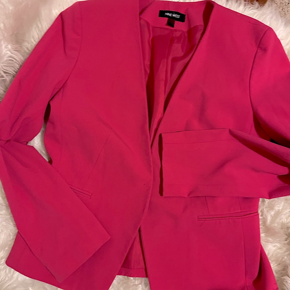 Nine West hot Pink Blazer